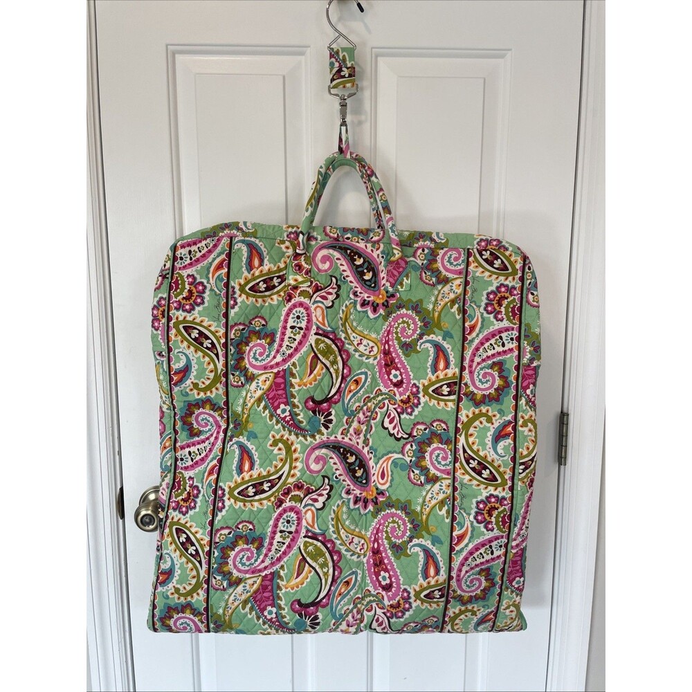 Vera Bradley Tutti Frutti Green Hanging Garment Clothing Bag Women's Travel